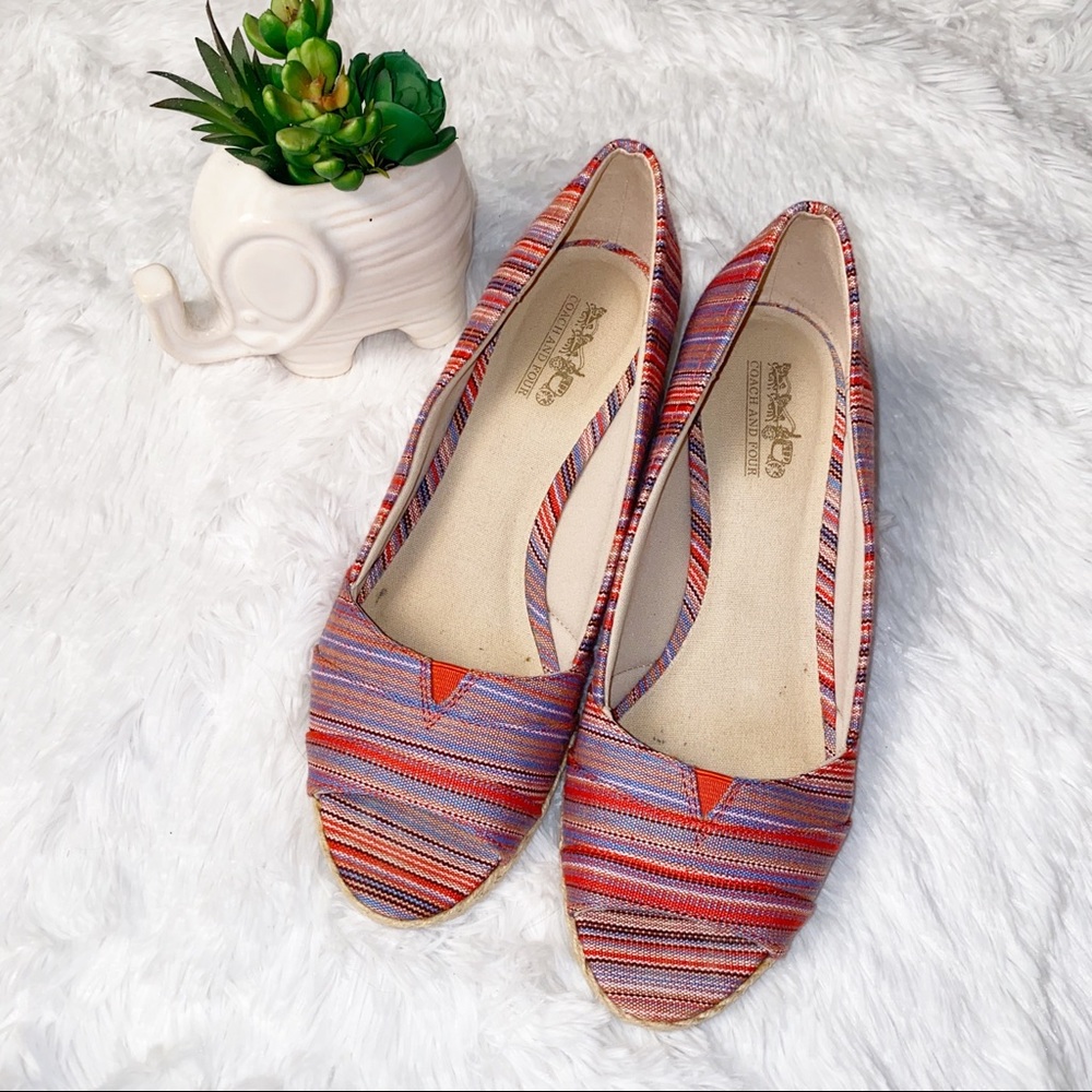 Coach and Four | Canvas Wedge